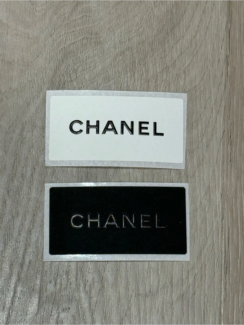 CHANEL Black and White Sticker Set